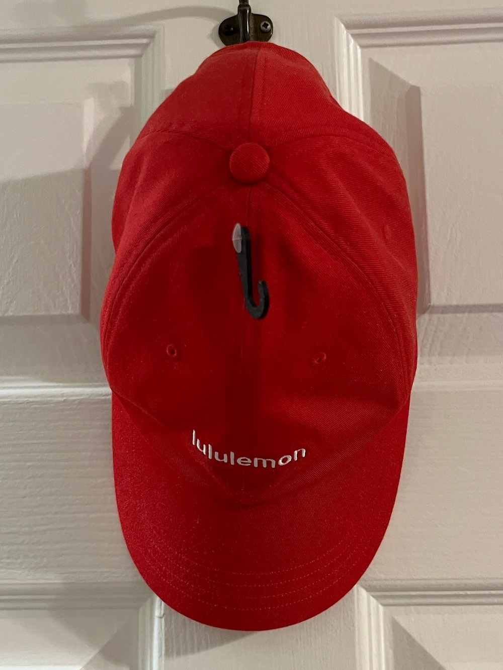 RARE Lululemon Athletica Red Logo Classic Unisex Ball Cap